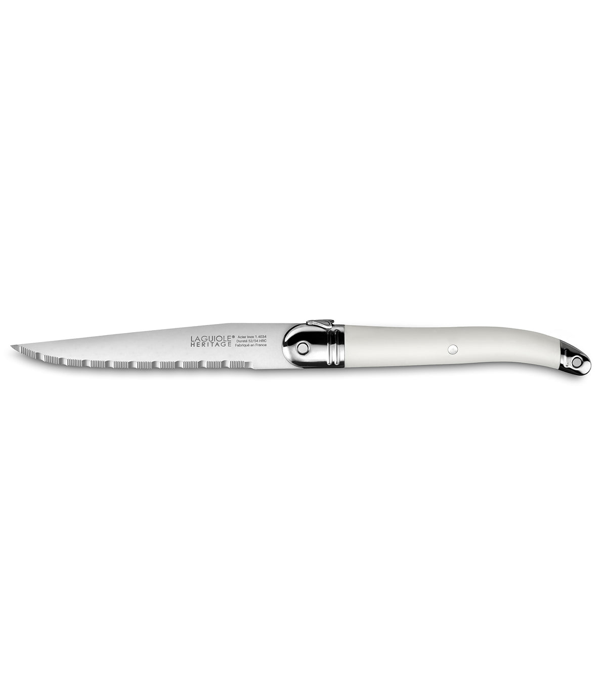 SET 6 COUTEAUX A STEAK ABS BLANC - LAGUIOLE