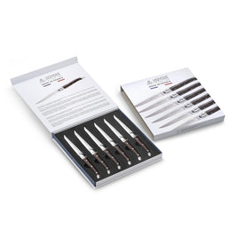 SET 6 COUTEAUX A STEAK PAKKAWOOD