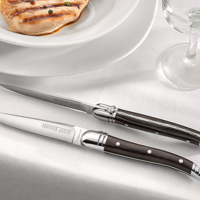 SET 6 COUTEAUX A STEAK PAKKAWOOD