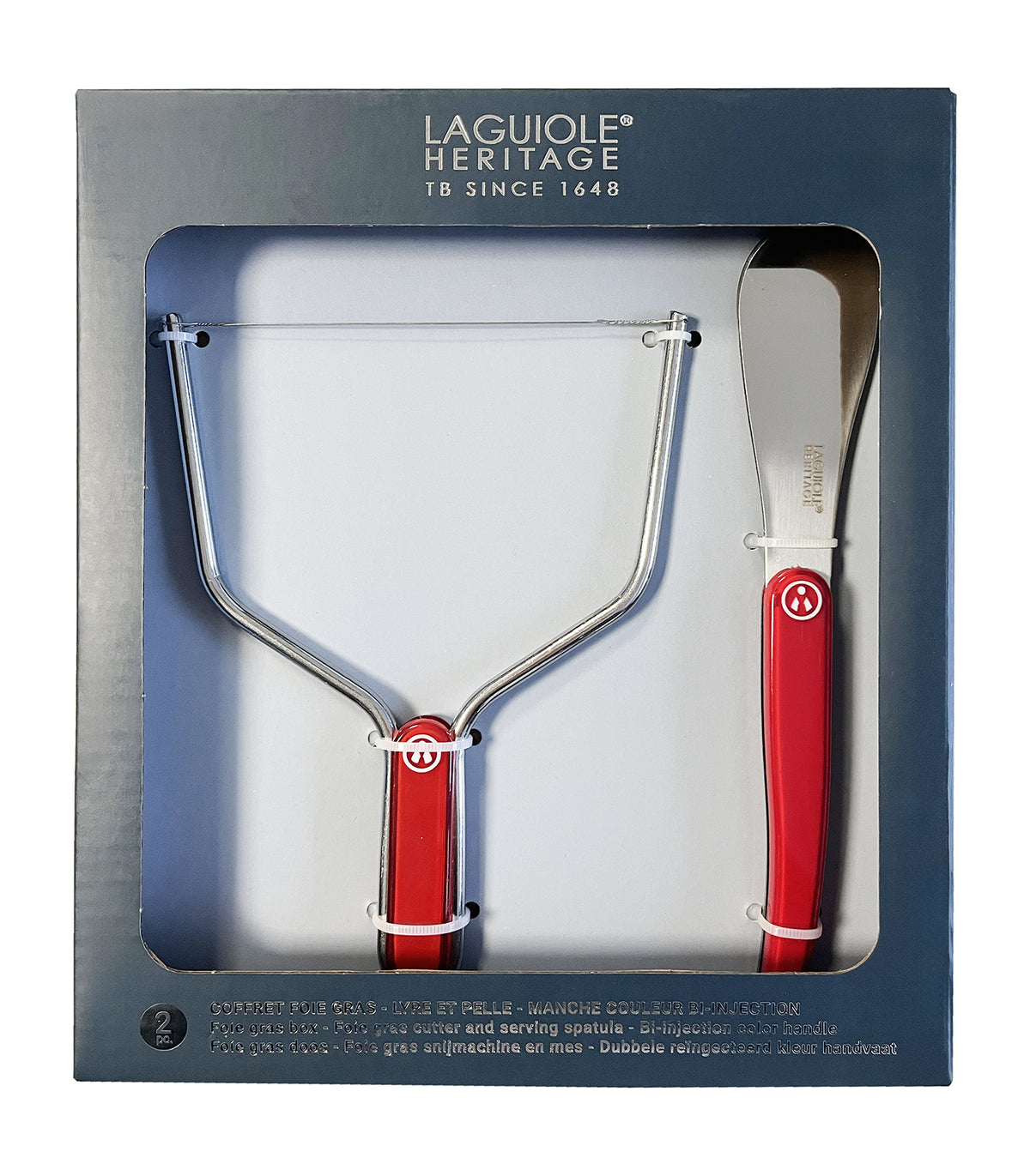 SET 2-PCS FOIE GRAS ABS ROUGE