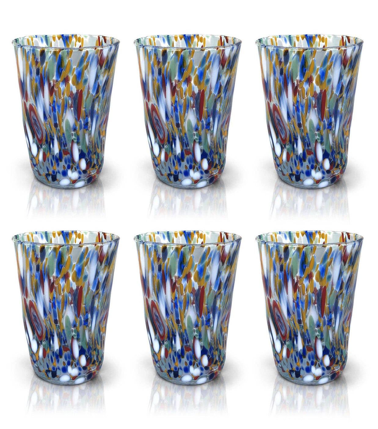 Long Drink en verre « Les Couleurs de Murano » - DRINK-ARLECCHINO