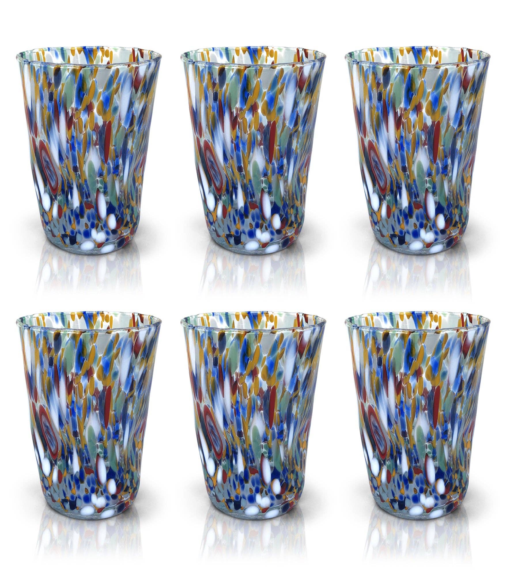 Long Drink en verre « Les Couleurs de Murano » - DRINK-ARLECCHINO