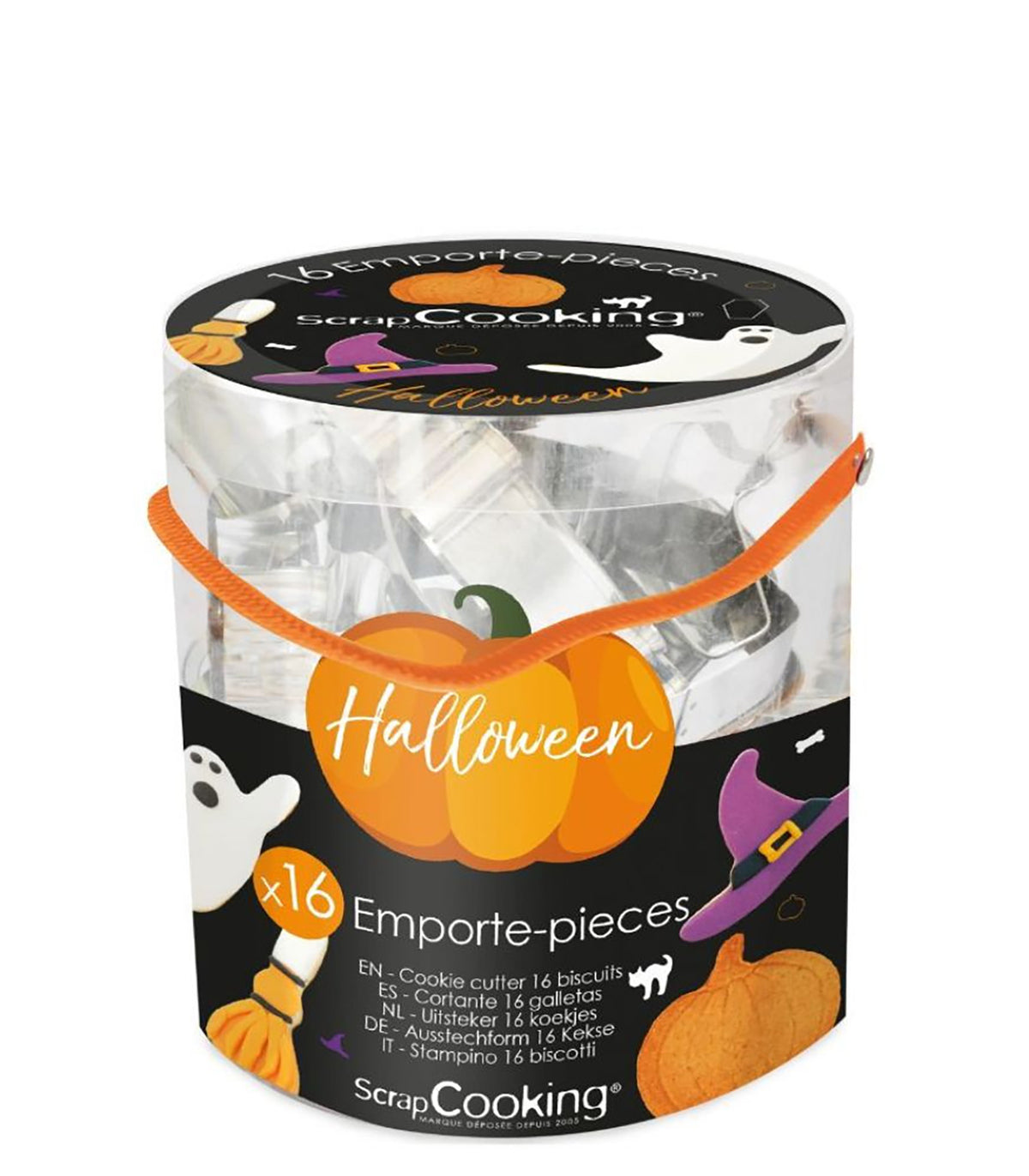 SEAU 16 PCS ACIER HALLOWEEN