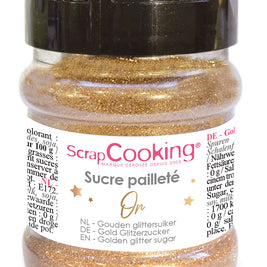 Pot de sucre pailleté OR