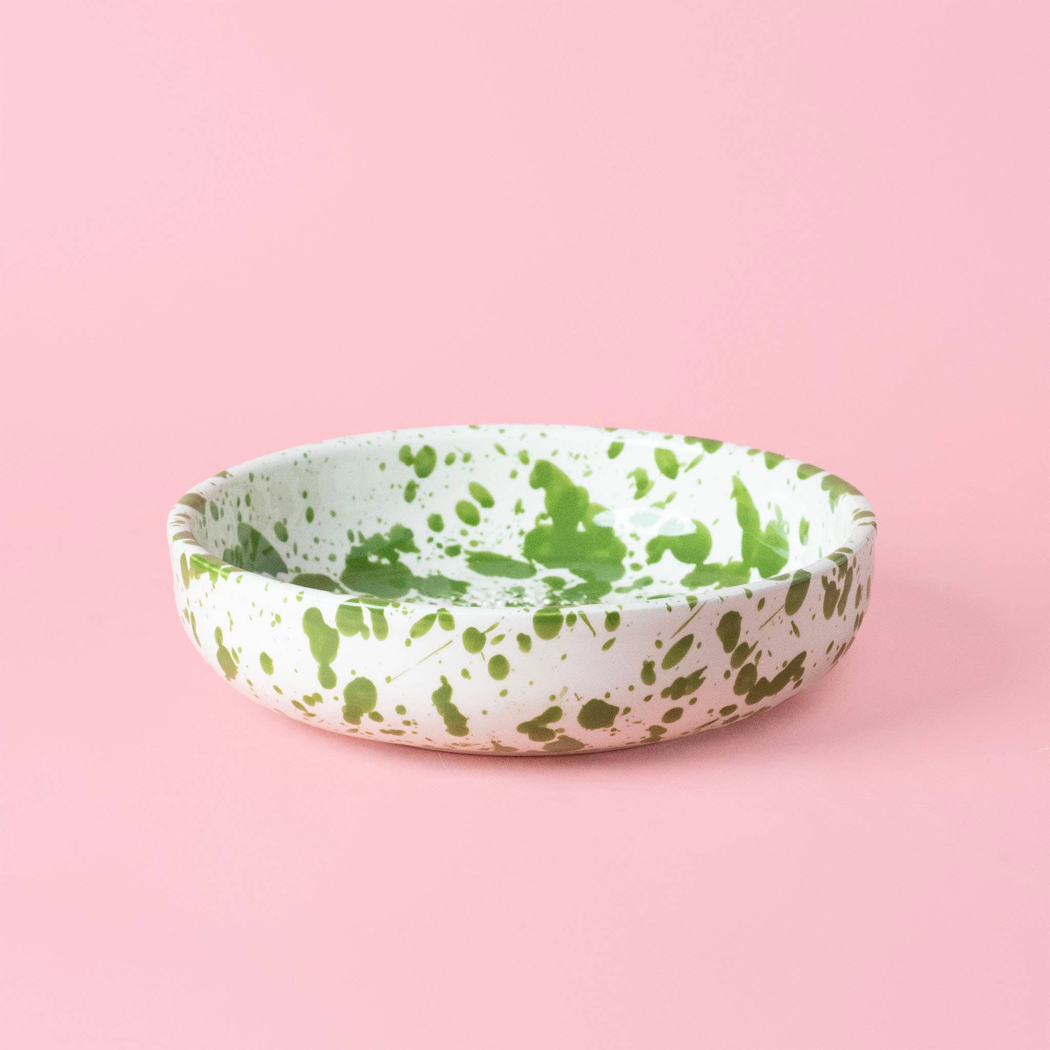 Assiette râpe-ail - Grande céramique verte - Vert mousse