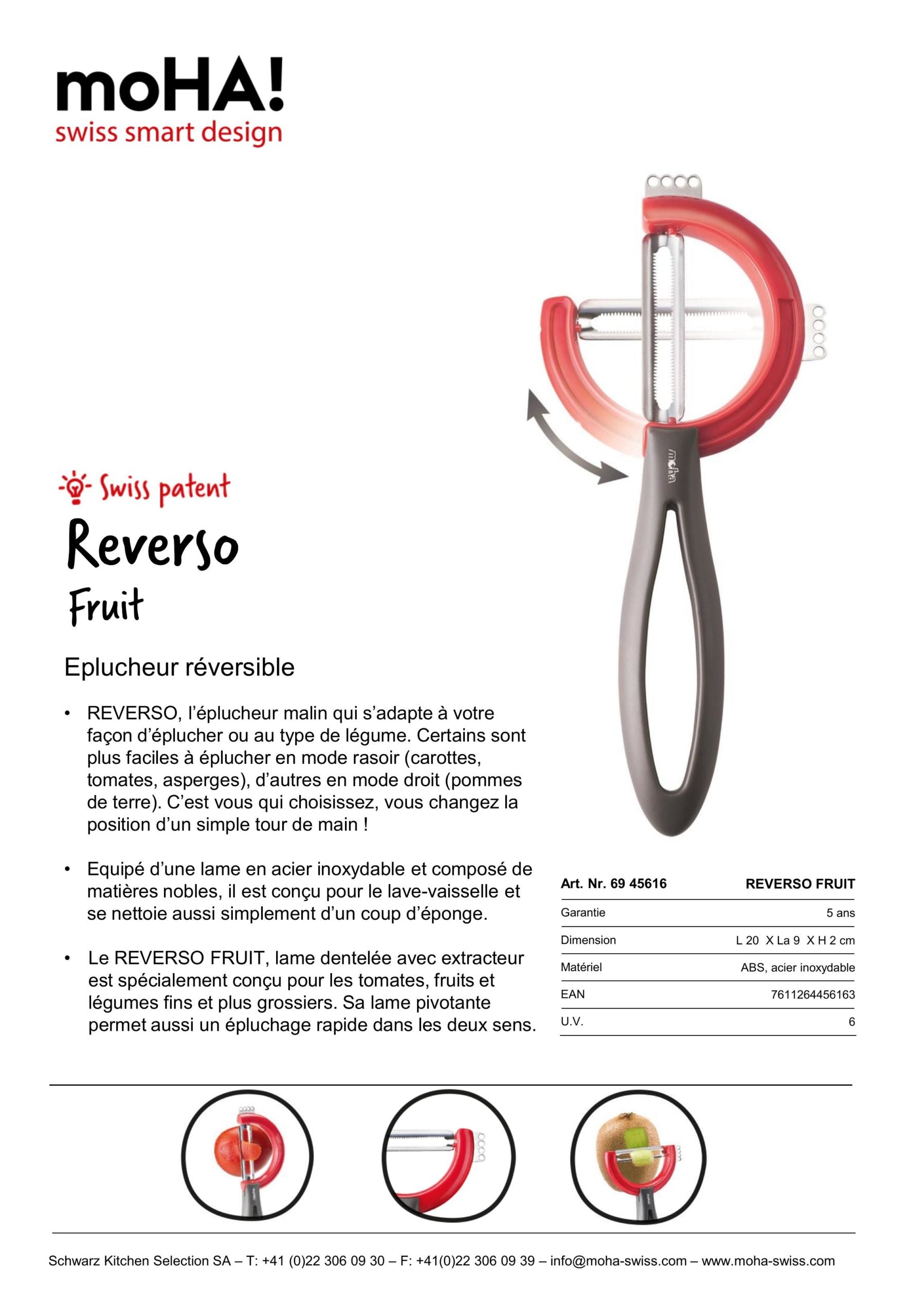 Eplucheur fruits Reverso
