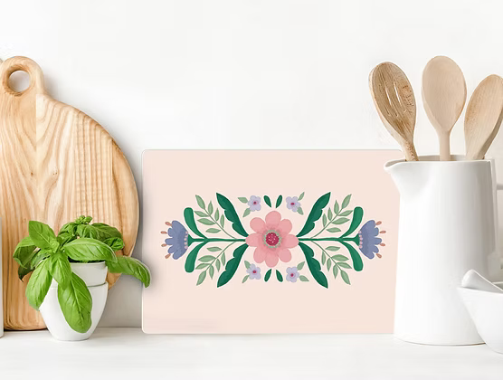 Planche à déjeuner Fleur