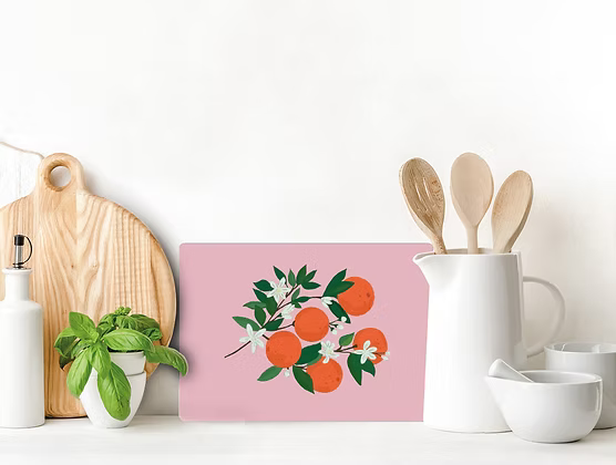 Planche à déjeuner Orange