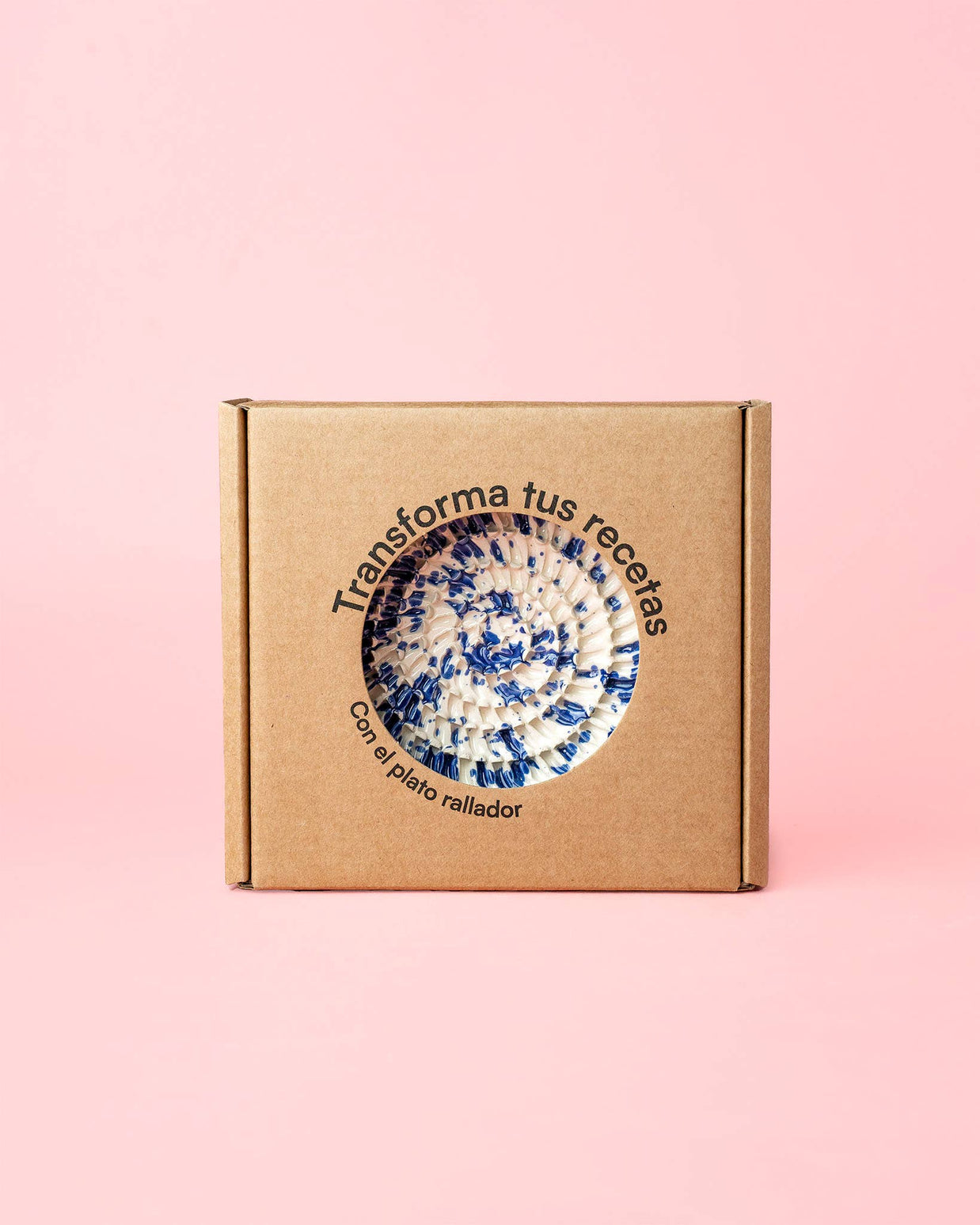 Râpe à ail en céramique — Petite, rose et jaune — Valentina