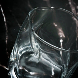 Verres japonais avec boîte cadeau, glaçons en granit et sous-verres | 369: Deux verres / Rainbow