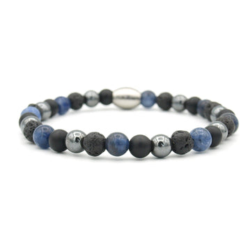 Enam mix bleu et noir: XL- 20 cm