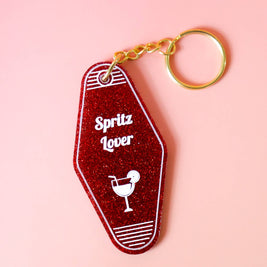 Porte clés Spritz Lover: Paillettes Dark Brown
