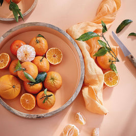 Bol en bois SINGA: Cantaloupe / OS