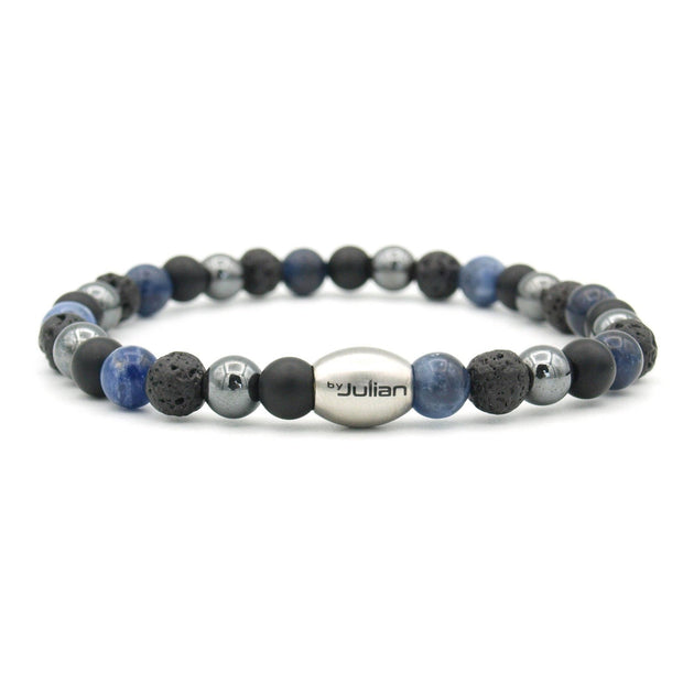 Enam mix bleu et noir: XL- 20 cm