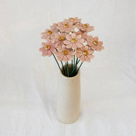 Marguerite en céramique diamètre env. 3,5 cm, tige 20 cm: Jaune