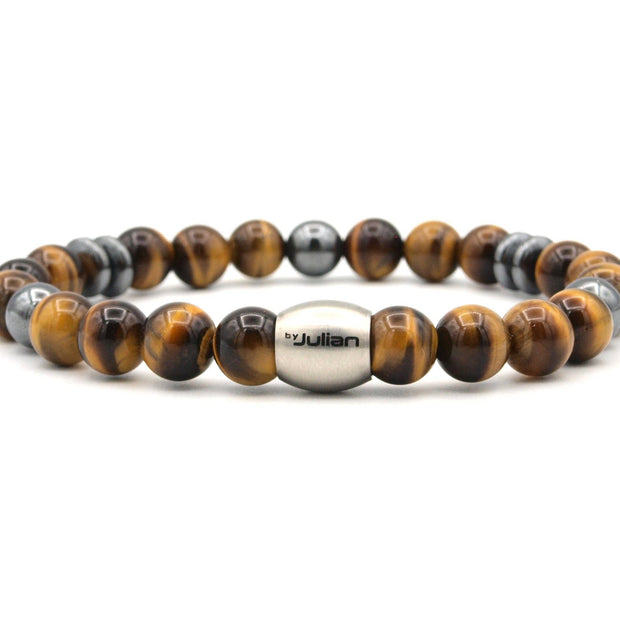 Bracelet Nane Musim œil de tigre: XL-XXL 20-21 cm