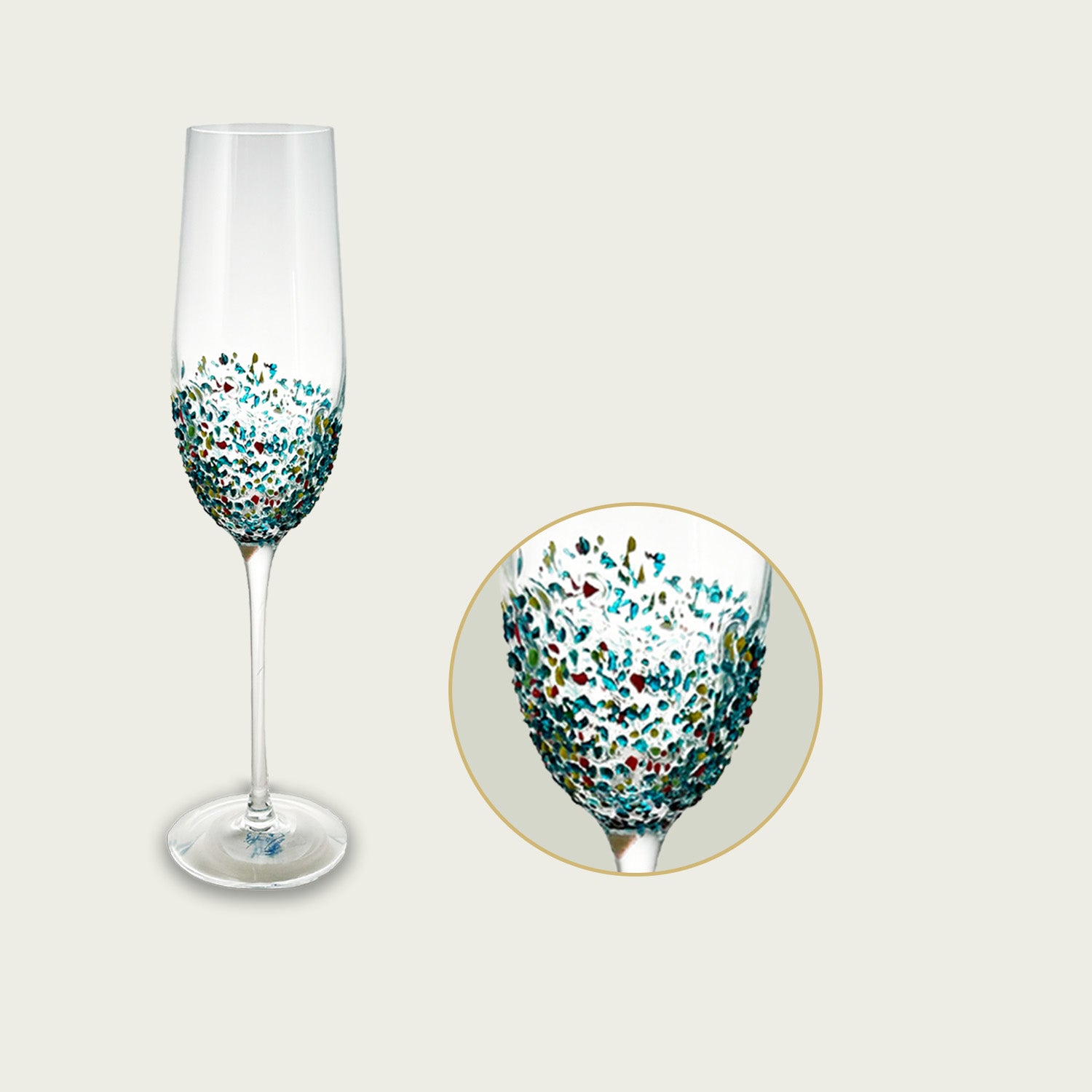 Flûte à Champagne 26 cm Spots, Arca