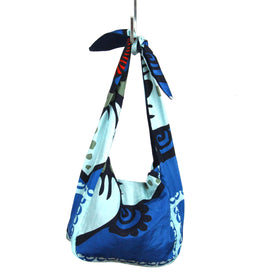 Sac Bobby en Soie Mogador Bleu
