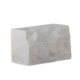 Magie Bougeoir, Blanc, Marbre