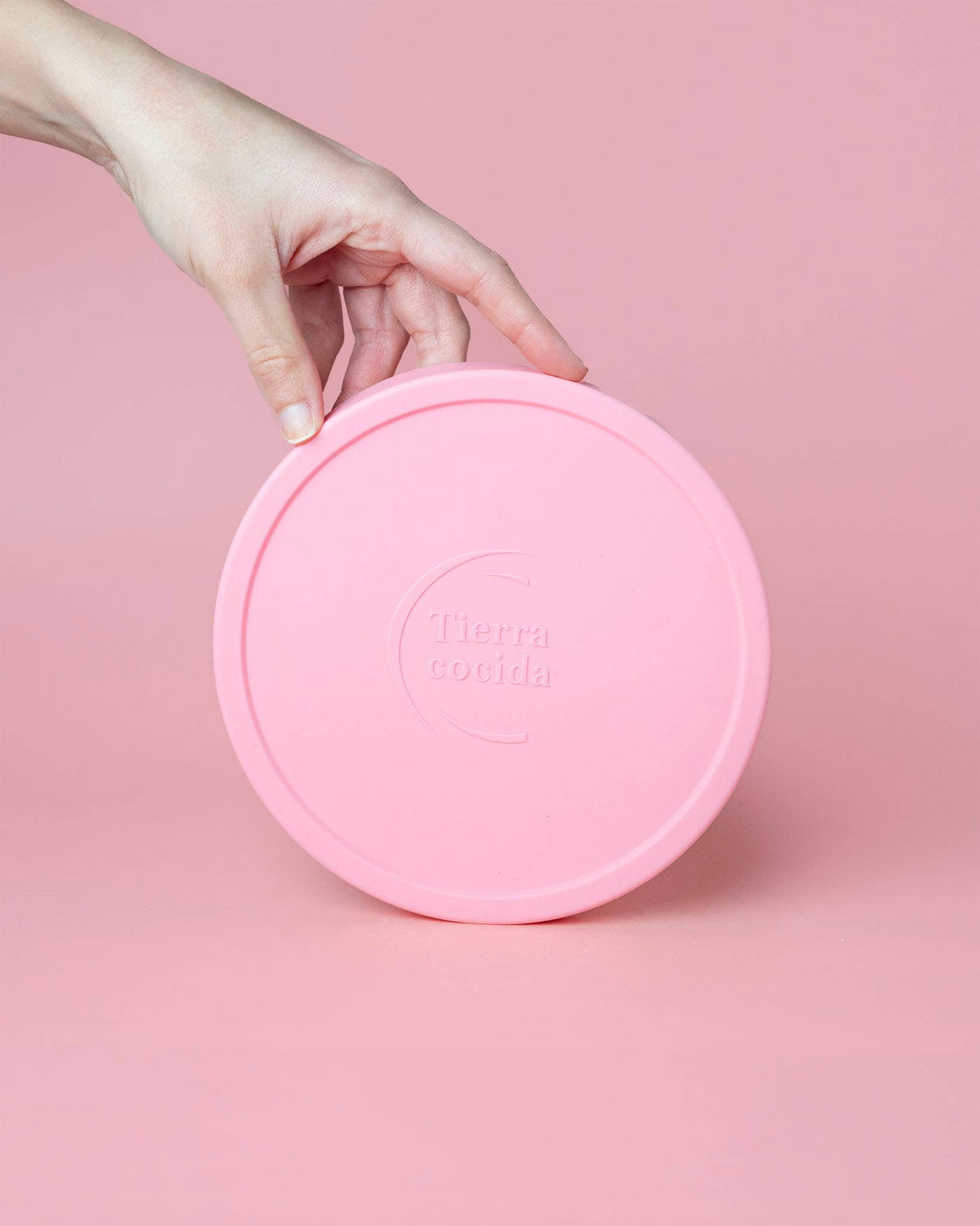Couvercles en silicone réutilisables sans BPA / 2 tailles: Rose / Moyen