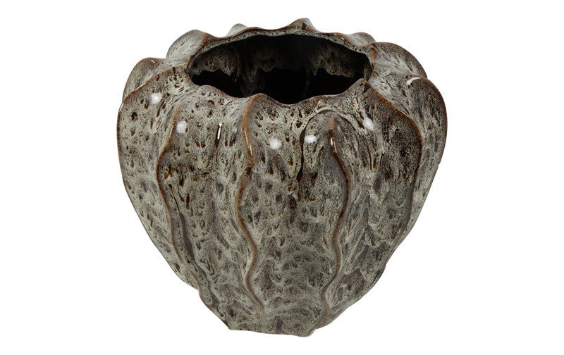 Vase large Koralin M bruncrème