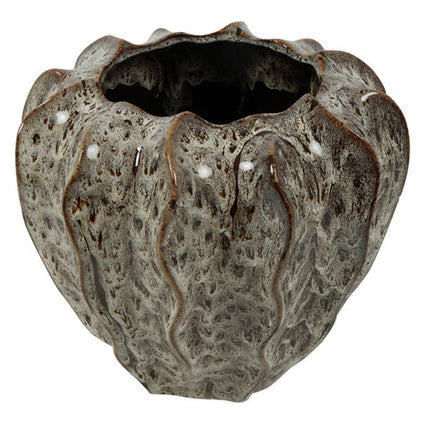 Vase large Koralin M bruncrème