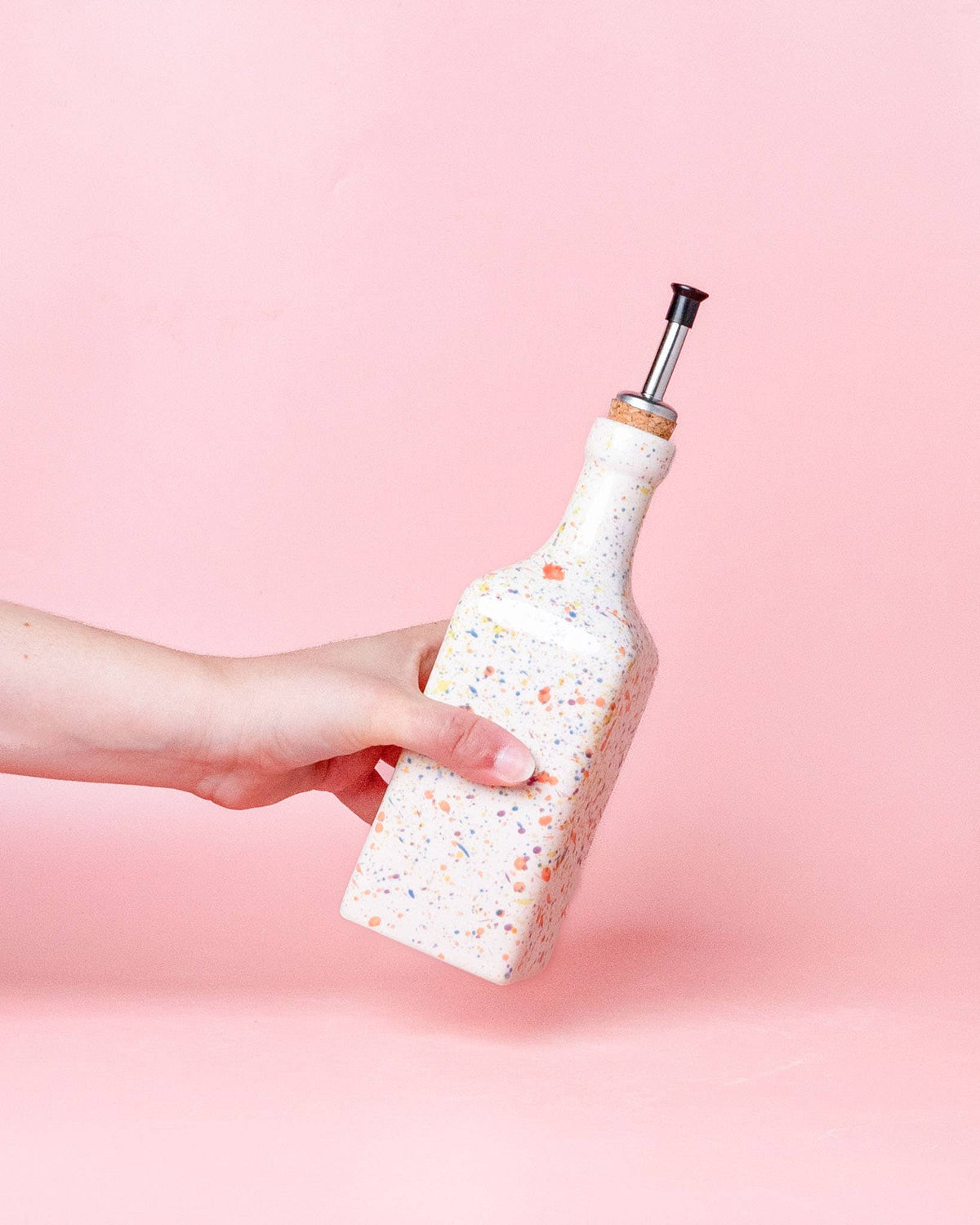 Distributeur d'huile d'olive artisanal en céramique 475 ml – Carnaval