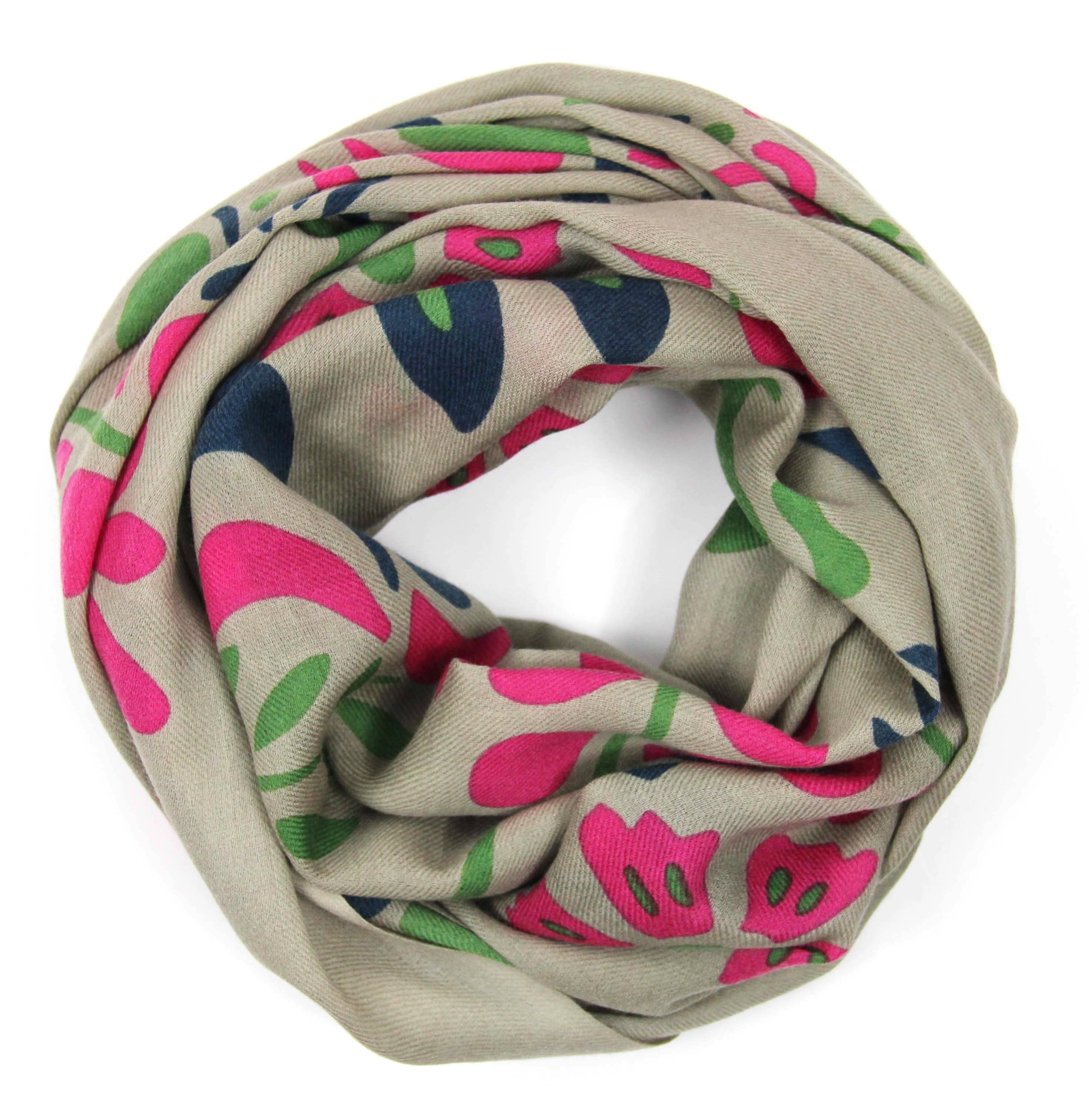 Echarpe Laine Yvonna Fuchsia
