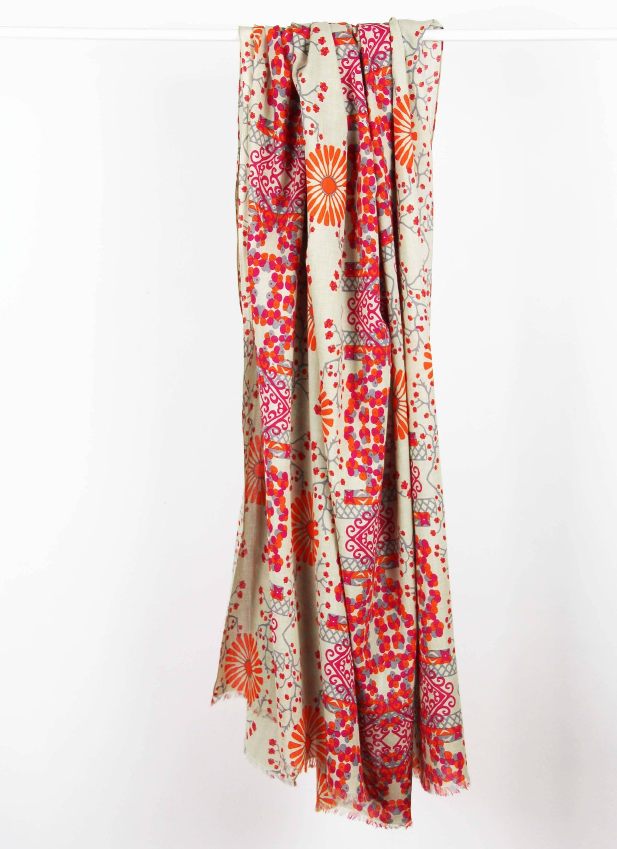Foulard Coton Bio Ryoko Orange