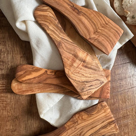 Mini spatule à raclette Bois d'Olivier