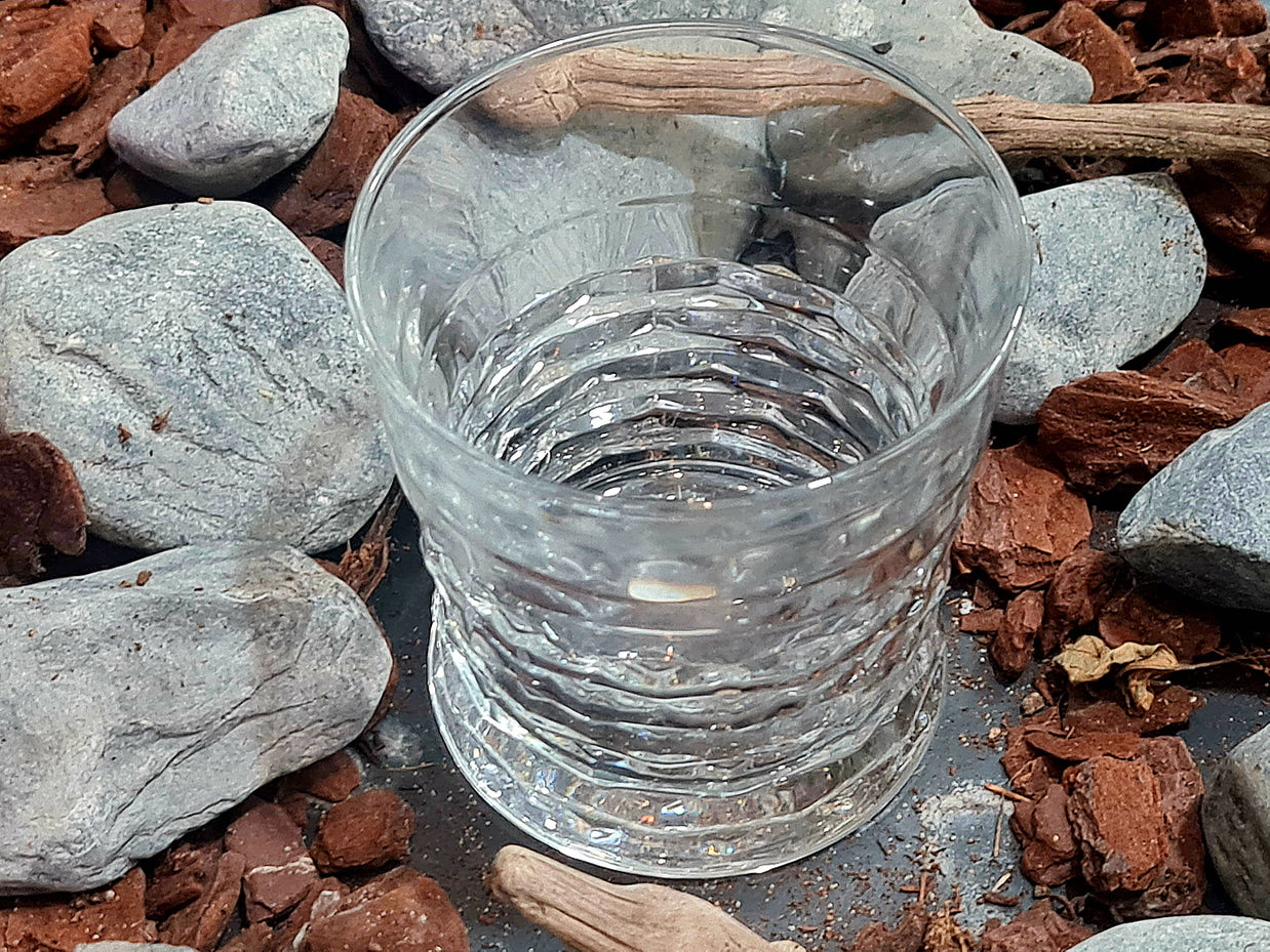 Verre japonais avec boîte cadeau, glaçons en granit et sous-verre |326: Un verre