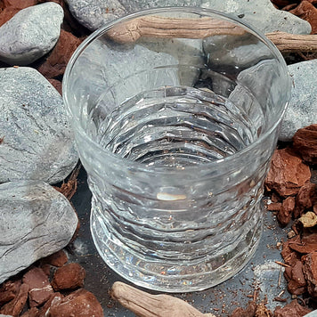 Verre japonais avec boîte cadeau, glaçons en granit et sous-verre |326: Un verre