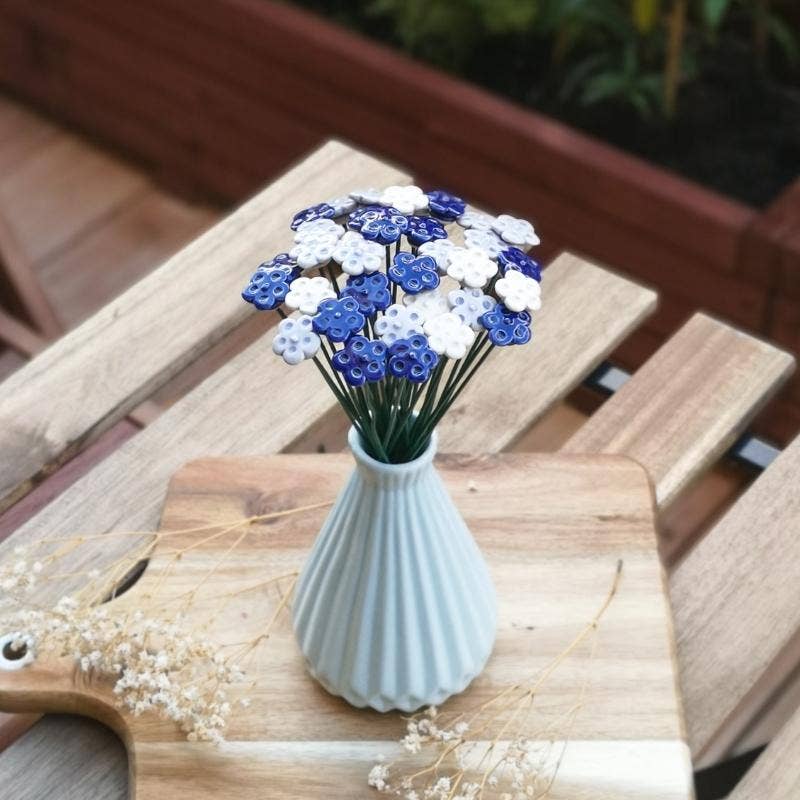 Ne m'oubliez pas - Ø environ 1,5 cm: Bleu foncé