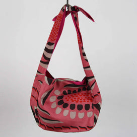 Sac Bobby en Soie Forget me not Rose