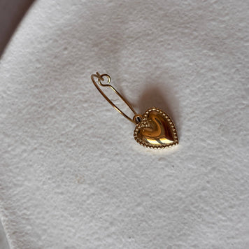 Mix and Match – Boucles d'oreilles simples avec pendentif: Lune-changement