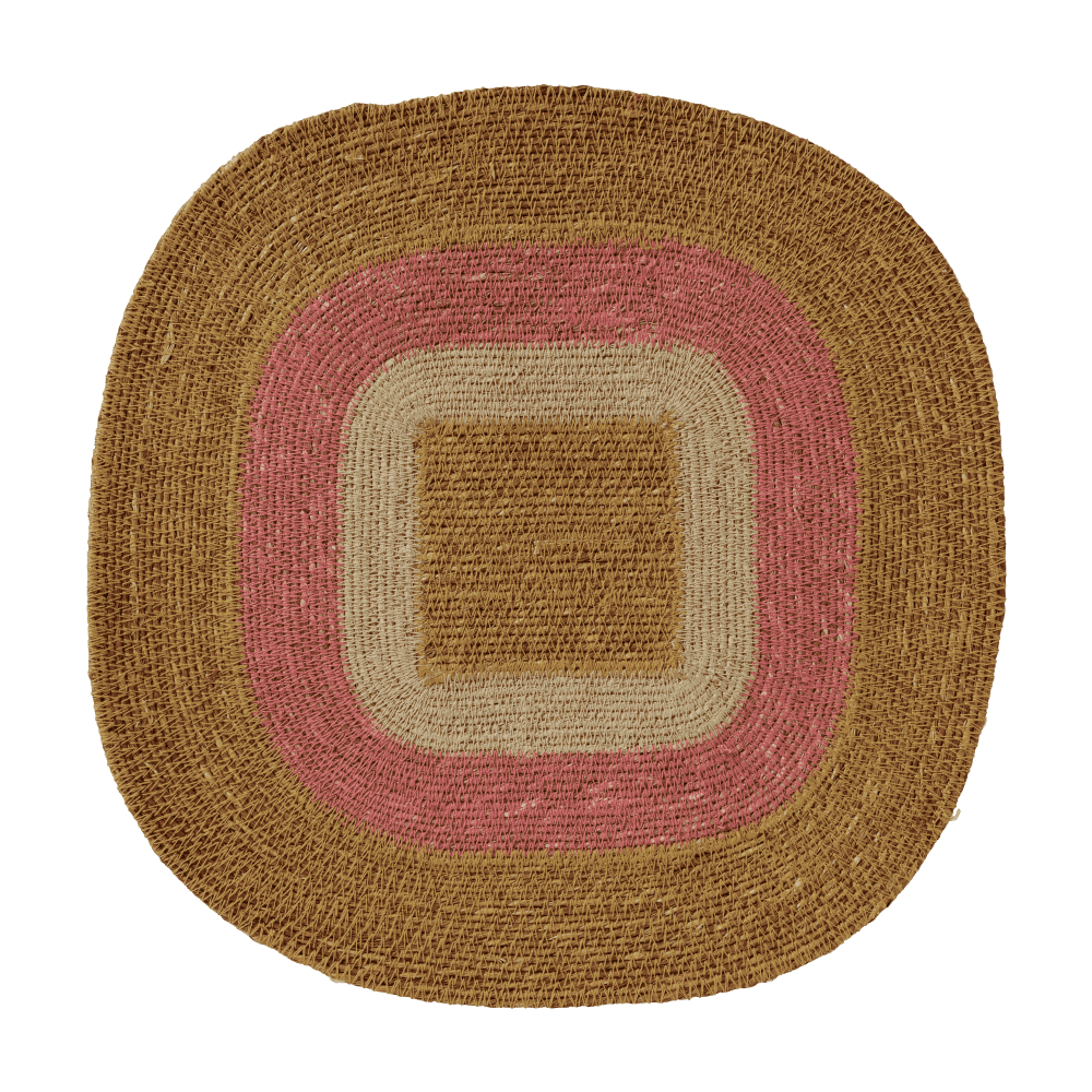 Set de table en jonc de mer - Mada Corail