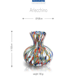 Petit vase en verre coloré « The Colors of Murano » CLASSIC