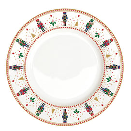 Assiette plate 26,5cm, porcelaine, NUTCRACKER