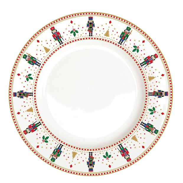 Assiette plate 26,5cm, porcelaine, NUTCRACKER