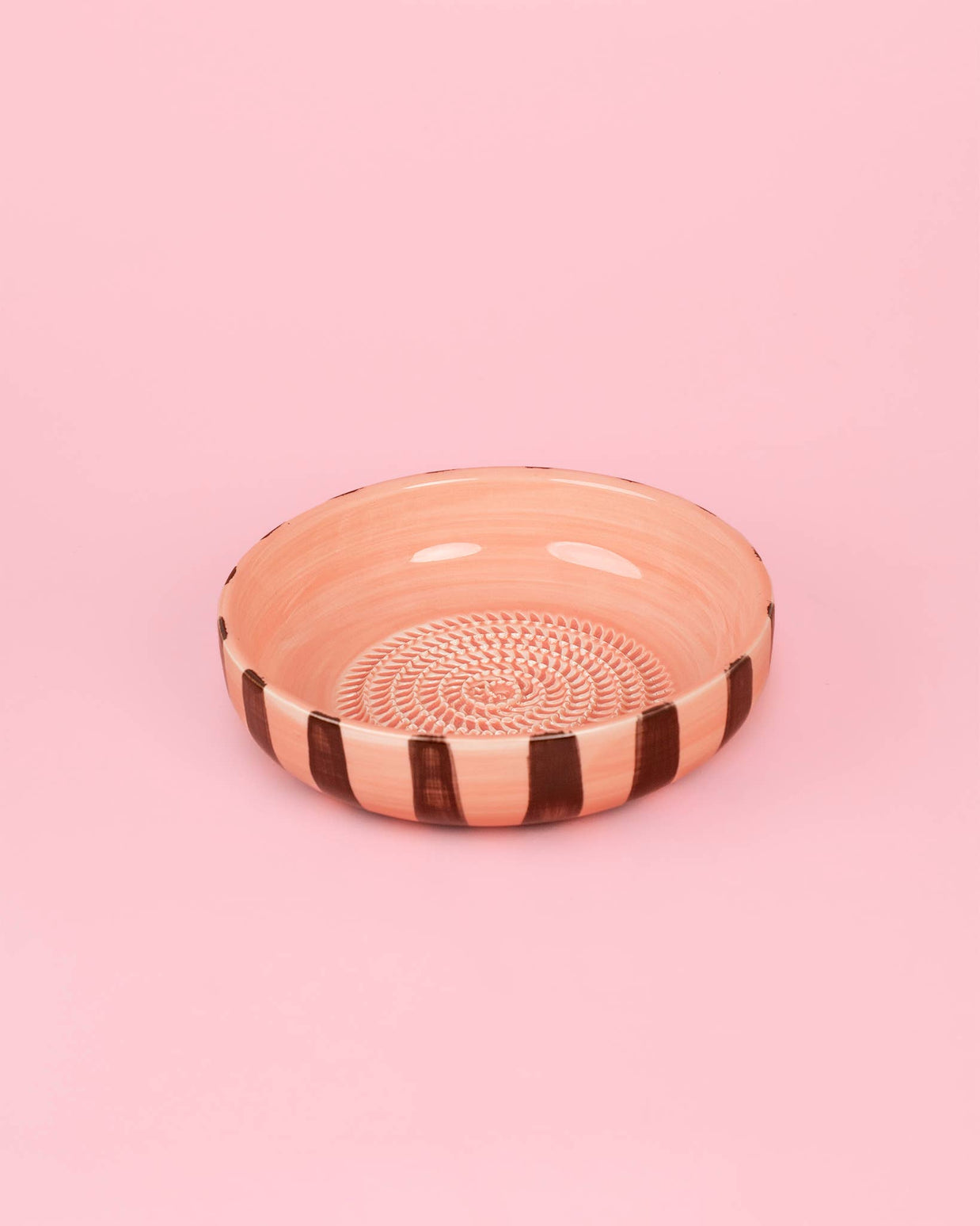 Râpe à ail - Céramique - Grand chocolat