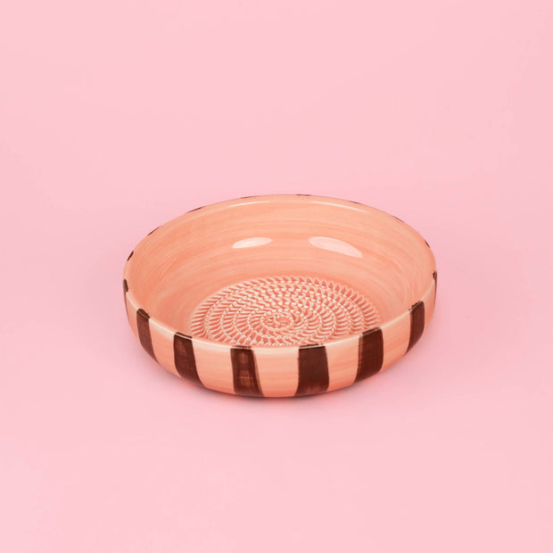 Râpe à ail - Céramique - Grand chocolat