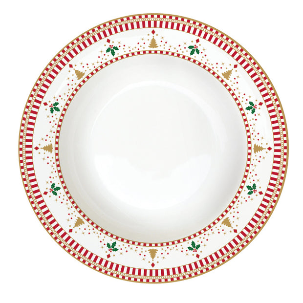 Assiette à soupe 21,5cm, porcelaine, NUTCRACKER