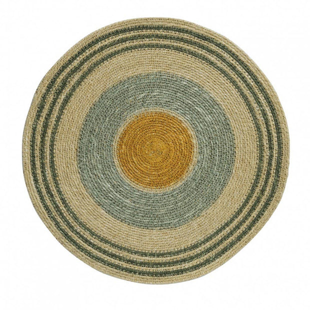 Set de table en jonc de mer Baya - Vert Lichen