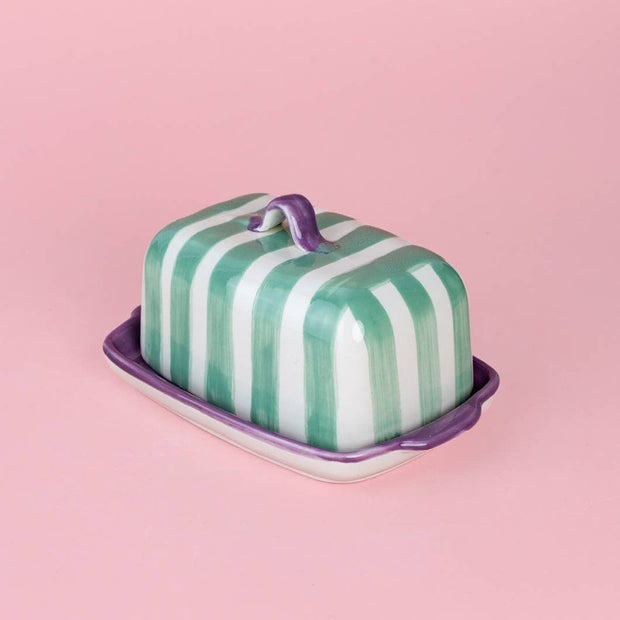 Beurrier en céramique - Esmeralda