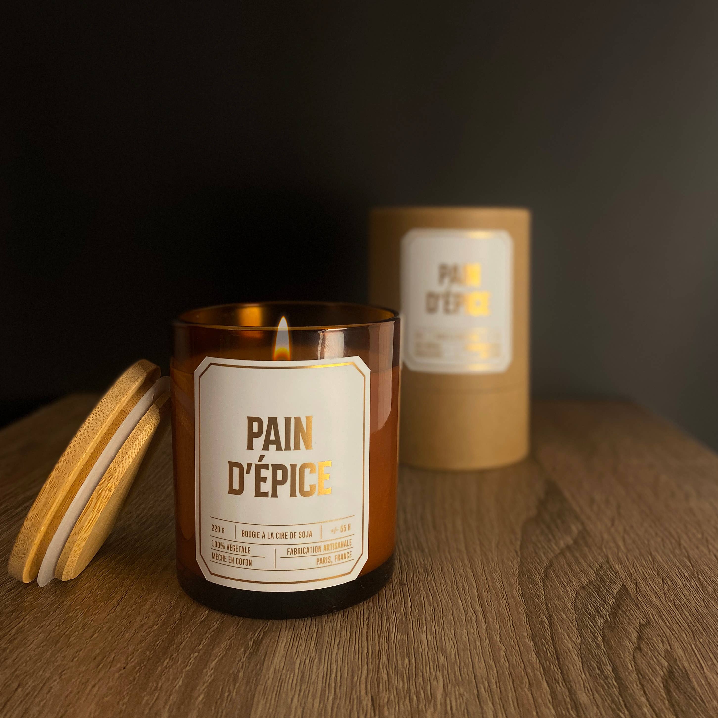 Bougie Parfumée Pain d'épices - 220g