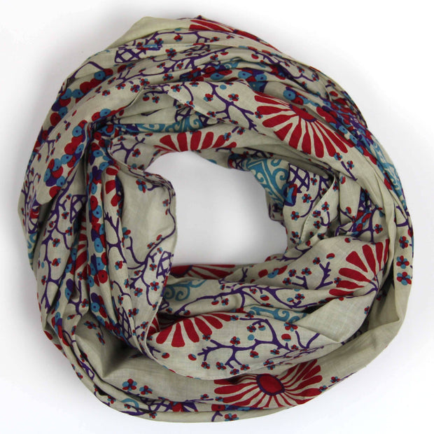 Foulard Coton Bio Ryoko Beige