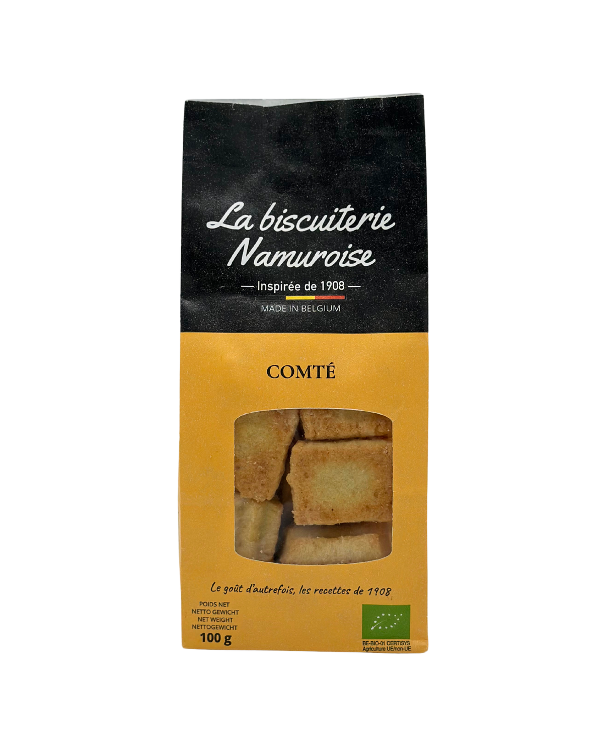 Biscuits salés - comté - BIO (SACHET 100g)