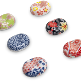 Chopstick, oval mix, porcelaine, EDO JPAN