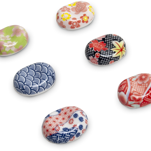 Chopstick, oval mix, porcelaine, EDO JPAN