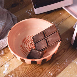 Râpe à ail - Céramique - Grand chocolat